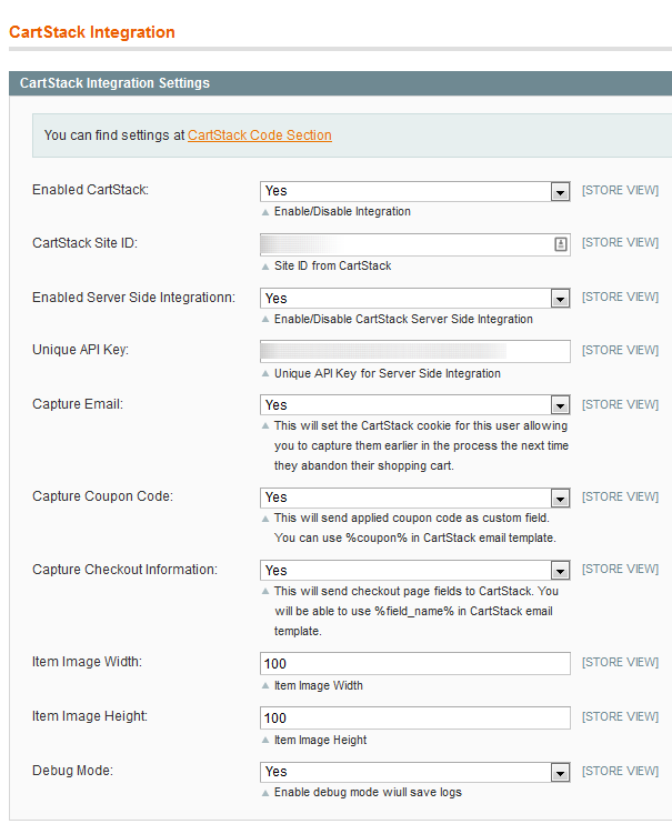 Magento CartStack Integration Options