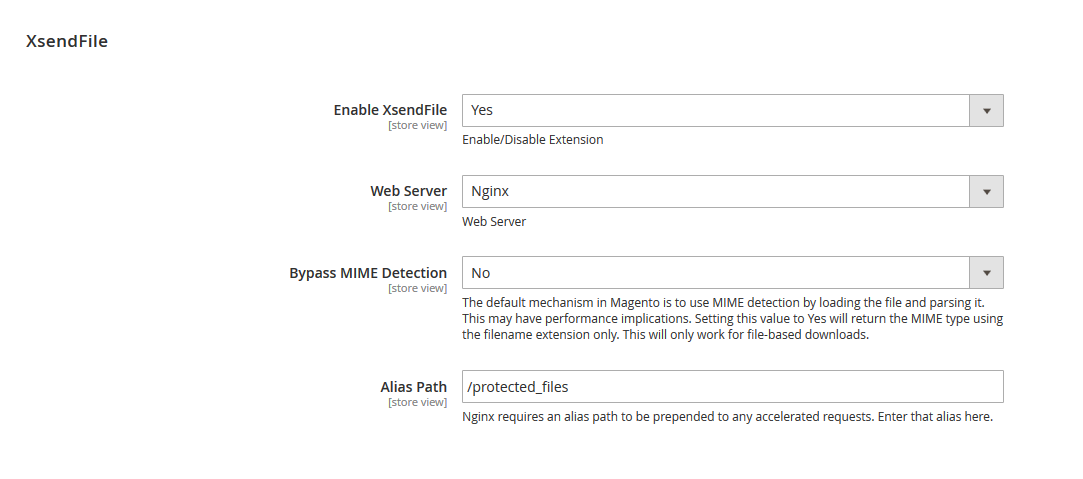 Magento 2 X-Sendfile / X-Accel-Redirect headers
